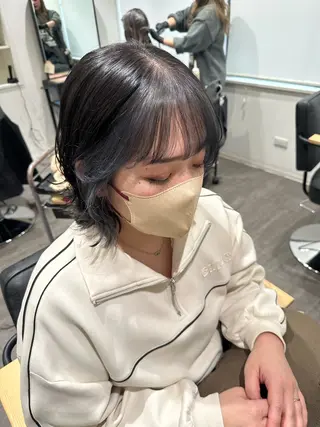 ミディアム カラー 艶髪レイヤー上田 紗也🇰🇷💗のヘアスタイル