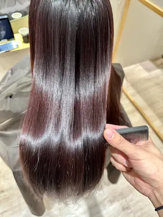 セミロング シムラ カイゲンのヘアスタイル