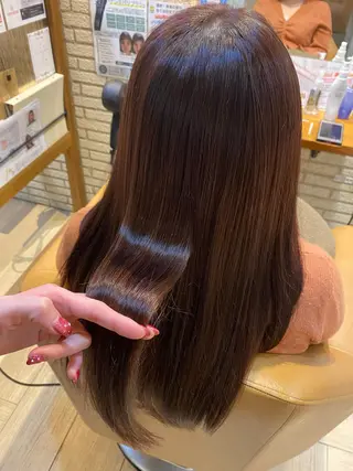 ロング カラー 村橋 葵緒のヘアスタイル