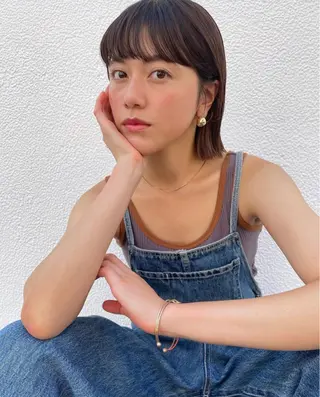 ショート カラー GO TODAY SHAiRE SALON表参道Polaris店所属・暖色カラー/ピンク カラー/HARUKAのヘアスタイル