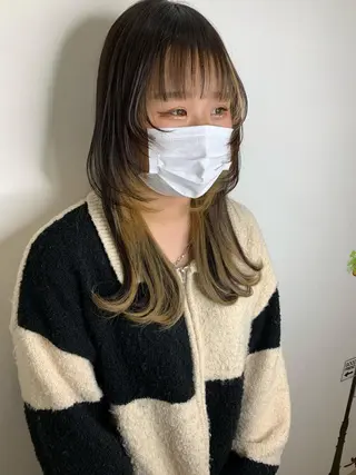 ロング カラー 🫧ウルフカット/ 畑中結衣🫧のヘアスタイル