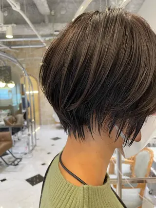 ショート 似合わせスタイル 岡田勇哉のヘアスタイル