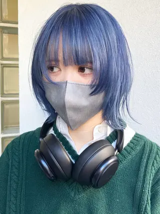 ショート fumikaブリーチ /ウルフのヘアスタイル