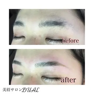 ショート ミディアム セミロング ロング カラー パーマ ヘアアレンジ ネイル マツエク・マツパ 眉毛サロン DUAL 恵比寿の眉毛・アイブロウイメージ