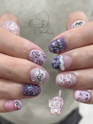 ネイル Cho Artネイル所属・ronronne .のネイルデザイン