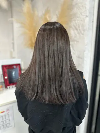 セミロング カラー ヘアアレンジ 久米 治仁のヘアスタイル