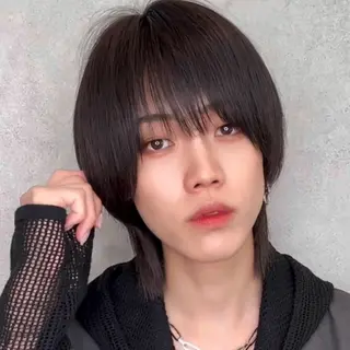 ミディアム カラー パーマ メンズ メンズZina代表 田端 麗治のヘアスタイル