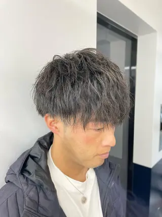 ショート パーマ メンズ 銀座メンズカット/ 銀座メンズパーマ/のヘアスタイル