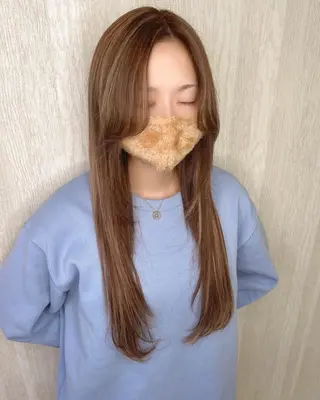 ロング カラー UNDER vr 【アンダーバー】のヘアスタイル