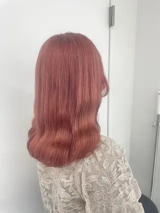 セミロング カラー パーマ ヘアアレンジ メンズ 🤍透明感カラー🤍 ブリーチ🤍AINEのヘアスタイル