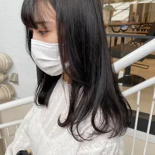 セミロング kohana 🎀韓国ヘア🎀🤍のヘアスタイル