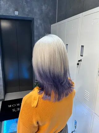 セミロング ✨メンズ特化& ブリーチ特化Ryuのヘアスタイル