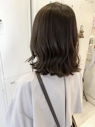 ミディアム パーマ カラー 【N°deseo】 吉祥寺のヘアスタイル