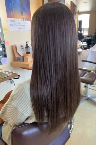 ロング hair&makeRIHGA所属・善方 心音のヘアスタイル