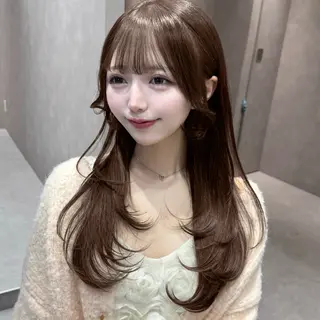 ミディアム サロウィン新宿三丁目East所属・顔周りレイヤー/新宿 /モテ艶カラー/航介のヘアスタイル