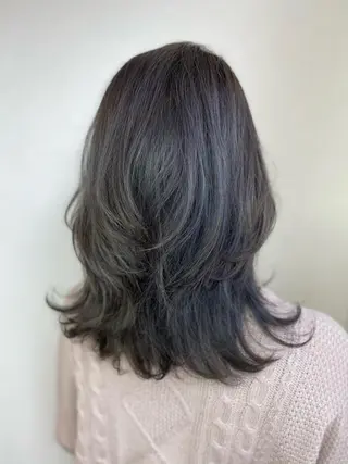 ミディアム 💓永坂　美由紀💓 Aujuaソムリエのヘアスタイル