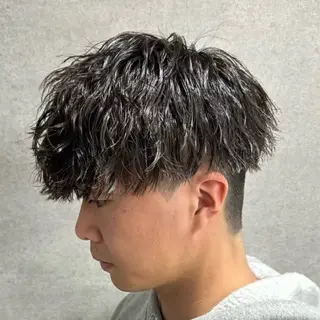 ショート パーマ メンズ 🖤Ayumi🖤 メンズ特化❤️‍🔥のヘアスタイル