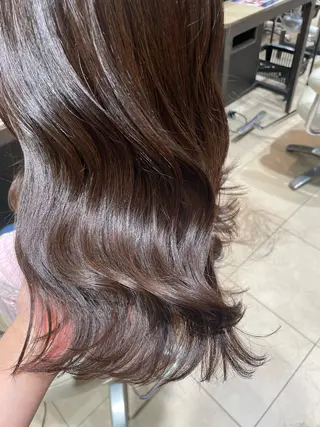セミロング 田中 くるみのヘアスタイル