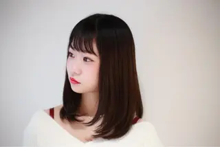 ミディアム カラー なりたいが叶う ながしまじゅんきのヘアスタイル
