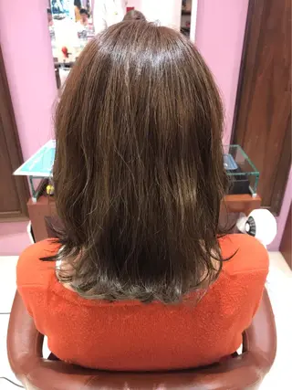 ミディアム カラー 大阪長居🌱野見山 卓也のヘアスタイル