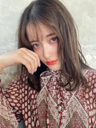 ミディアム ému エミュ　hair &spa所属・近藤 みゅうまのヘアスタイル