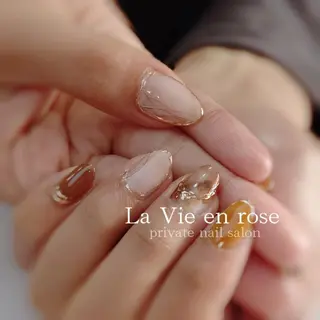 ネイル ラヴィアン ローズのネイルデザイン