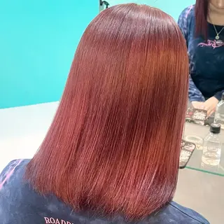 ショート カラー ボブ/艶カラー/ 暖色/Natsukiのヘアスタイル