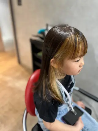 ミディアム カラー Re:nk hair&relaxのヘアスタイル