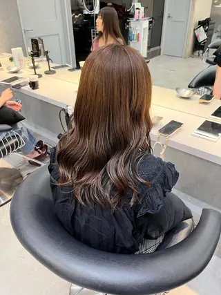 ロング 池袋/似合わせ/縮毛 髪質改善【ugen】のヘアスタイル