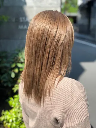 ミディアム 髪質改善ストレートo rメンズスタイル今岡のヘアスタイル