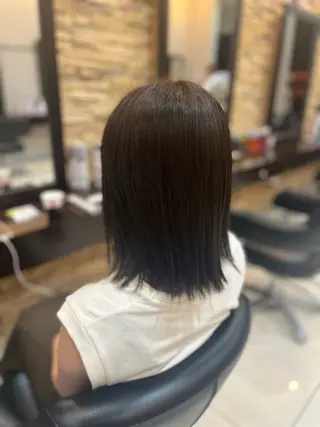 カラー 透明感カラー✨🩵 韓国ヘアkanatoのヘアスタイル