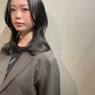 セミロング mizuki/ レイヤー/四条烏丸のヘアスタイル