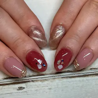 ミディアム Serenity by Mari所属・Shinozaki mariのネイルデザイン