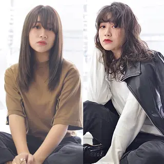 ミディアム ハイトーン💫 エクステ💫maiのヘアスタイル