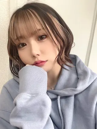 ショート カラー 韓国ヘア/艶カラー /田中悠佑のヘアスタイル