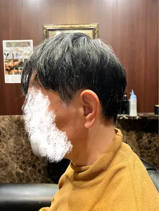 ショート メンズ ヒロ銀座バーバーショップ丸の内所属・秋山 琳太のヘアスタイル