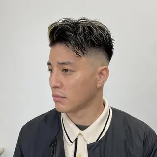 ショート カラー ヘアアレンジ パーマ メンズ キッズ ネイル マツエク・マツパ アイブロウ メンズ専門/パーマ/ フェード/みづきのヘアスタイル