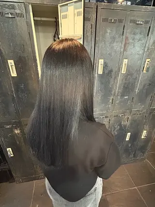 セミロング おがわ まなのヘアスタイル