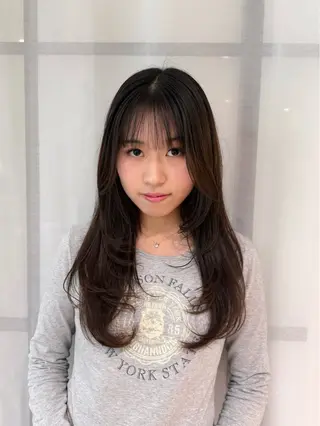 ロング Lumier de mashu所属・nana/ボブ/ レイヤー/メンズのヘアスタイル