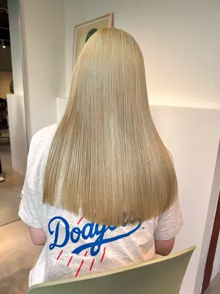 ロング カラー 髪質改善スペシャリス ト長尾勇弥/梅田中津のヘアスタイル