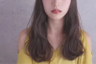 セミロング カラー 長井 徹行のヘアスタイル