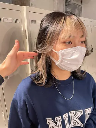 ロング カラー 赤み消しカラー 🍀JUNKIのヘアスタイル