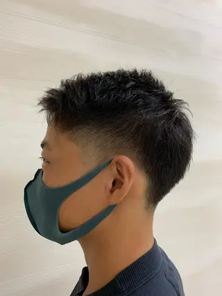 ショート メンズ 遊佐 瑞紀のヘアスタイル