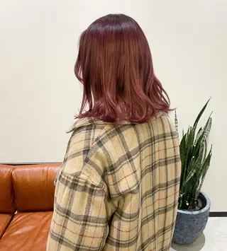 ミディアム キノシタ ナオユキのヘアスタイル