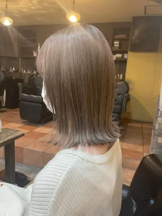 ミディアム カラー 韓国ヘア🫧艶カラー 🫧髪質改善/オオヤのヘアスタイル