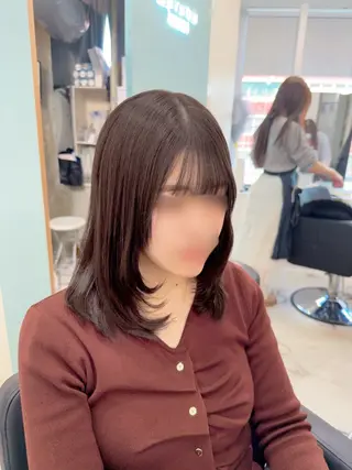 ミディアム MAHO/透明感カラ ー/髪質改善🍒のヘアスタイル
