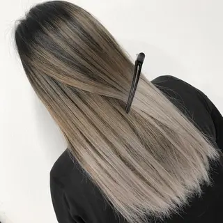 セミロング カラー アンドウ ユウ/ レイヤーカット/韓国のヘアスタイル