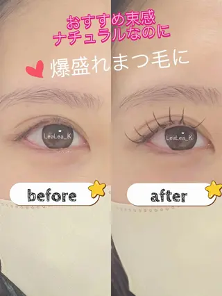 マツエク・マツパ LeaLea_K MIZUKIのマツエク・マツパデザイン