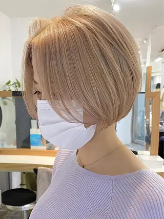 カラー ボブ/ミディ/ロング 特化/芳野りんかのヘアスタイル