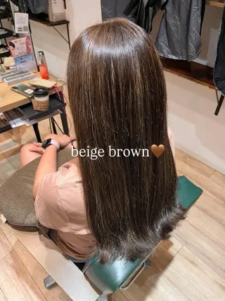 ロング カラー 古澤 里菜のヘアスタイル